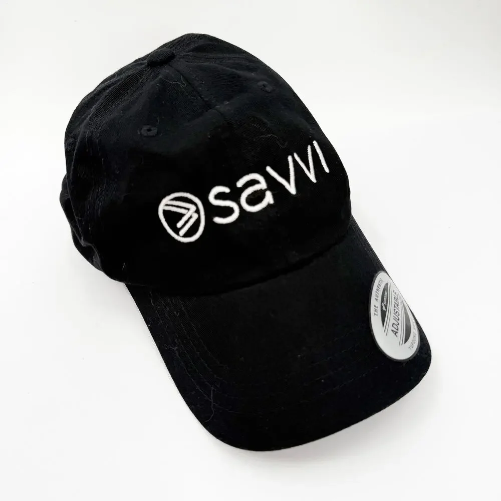 Savvi Hat NEW Black Cotton Adjustable NWOT The Classics Slideback Activewear